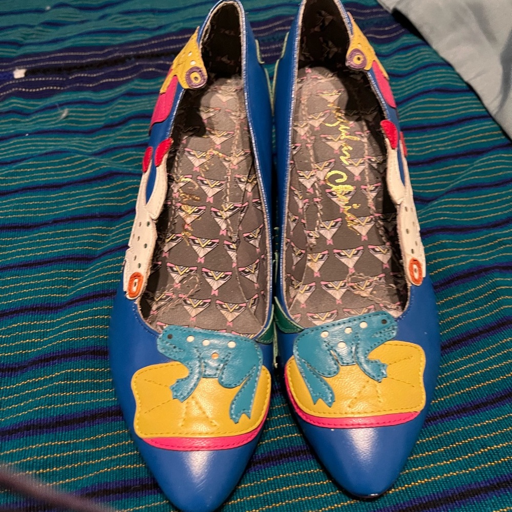 Irregular choice Vintage Frog shoes size 40